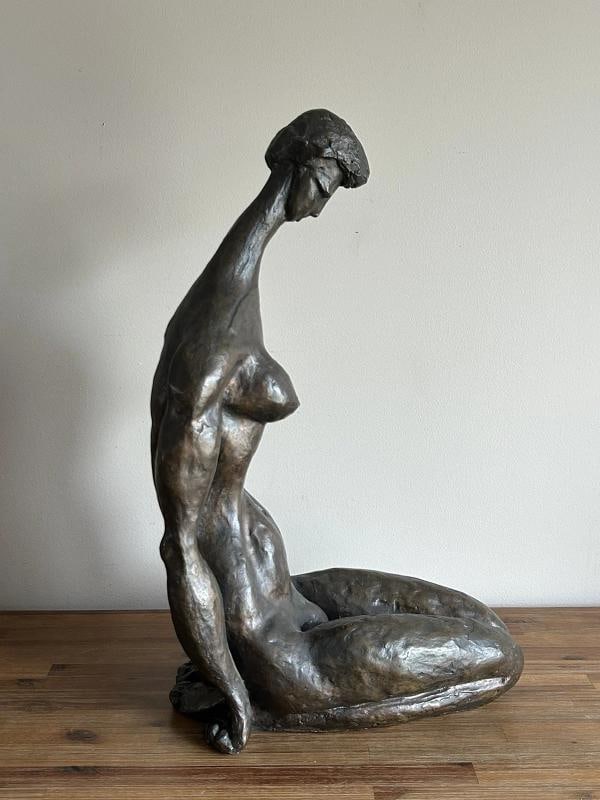 Doris Caesar Signed Bronze Art Sculpture~(25.5" Tall) - 3