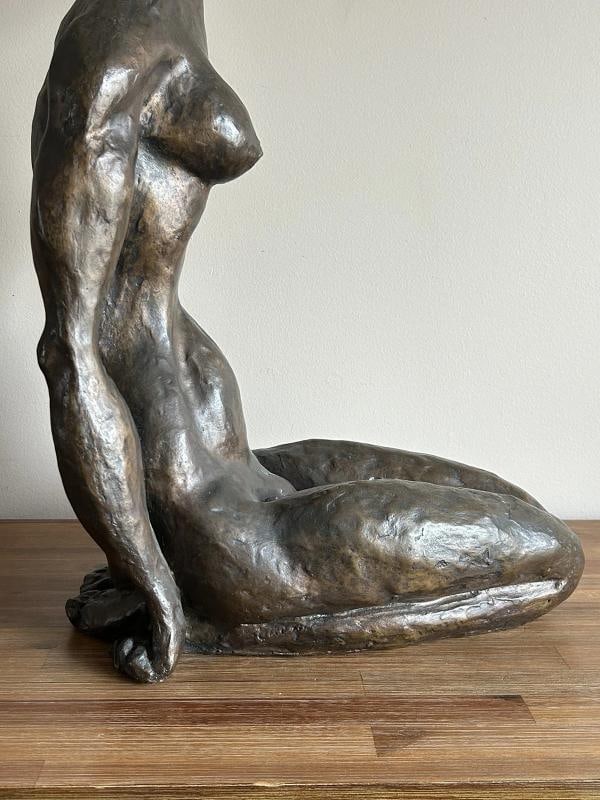 Doris Caesar Signed Bronze Art Sculpture~(25.5" Tall) - 4