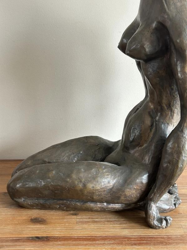 Doris Caesar Signed Bronze Art Sculpture~(25.5" Tall) - 6