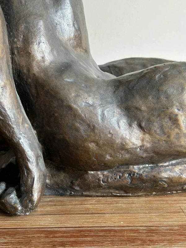 Doris Caesar Signed Bronze Art Sculpture~(25.5" Tall) - 9