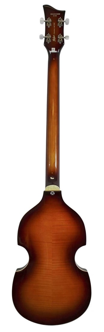 PAUL MCCARTNEY SIGNED Left Handed Hofner Violin Bass Guitar THE BEATLES (PSA LOA) - 6