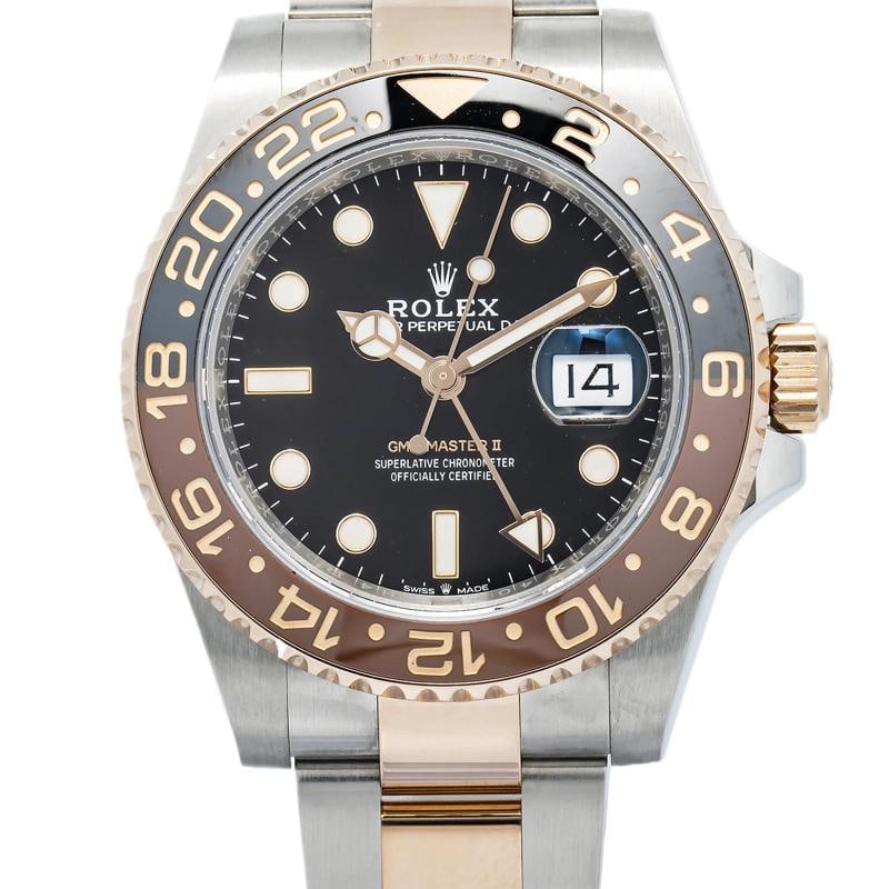 Rolex Oyster GMT Master II 126711CHNR 2019 Complete 18k Rose Two Tone Men 40mm - 2