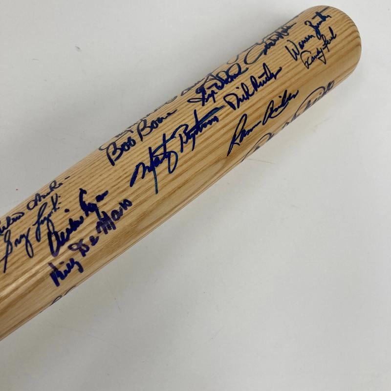 1980 Philadelphia Phillies World Series Champs Team Signed Bat 31 Sigs (PSA LOA) - 5