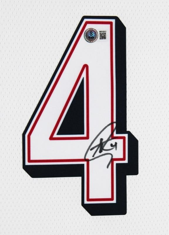 Stephen Curry Signed & Custom Framed Team USA White Nike Swingman Jersey (Beckett) - 2