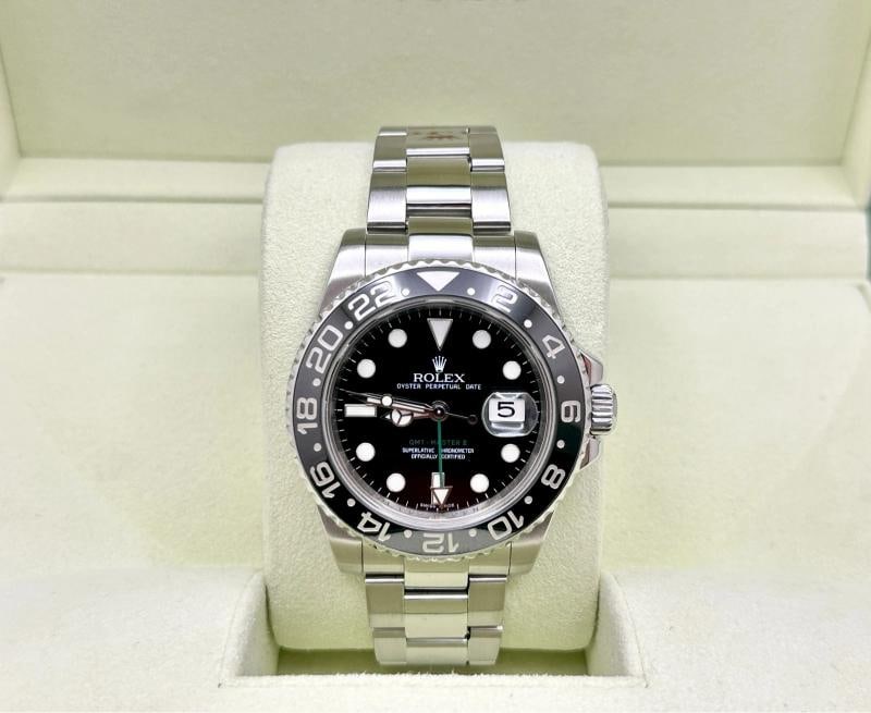 Rolex GMT Master II 116710LN 40mm Black Dial Ceramic Bezel Steel Box Paper - 4