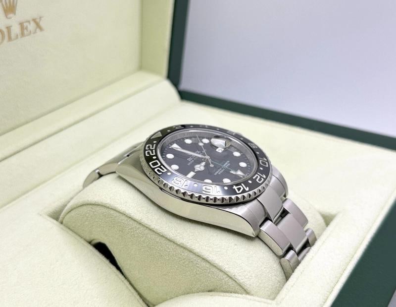 Rolex GMT Master II 116710LN 40mm Black Dial Ceramic Bezel Steel Box Paper - 7