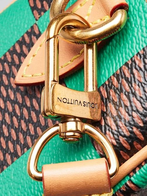 Louis Vuitton Green Damier Canvas Speedy 18 Bandouliere Pop Bag - 7