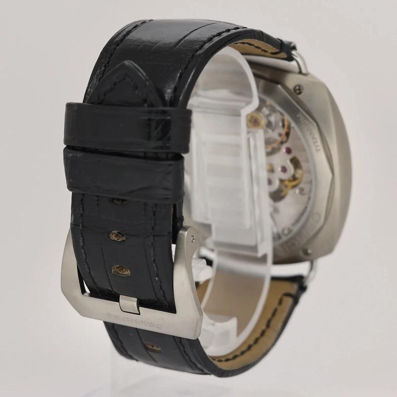 PAPERS Radiomir PANERAI Titanium 47mm Minerva PAM00309 Special Edition Watch - 3