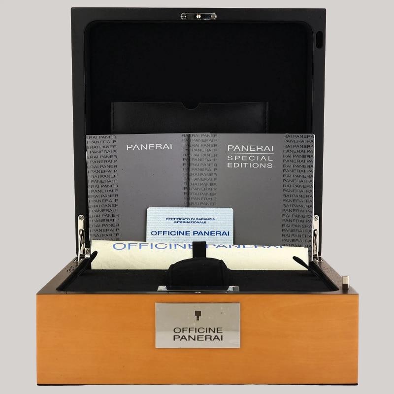 PAPERS Radiomir PANERAI Titanium 47mm Minerva PAM00309 Special Edition Watch - 7