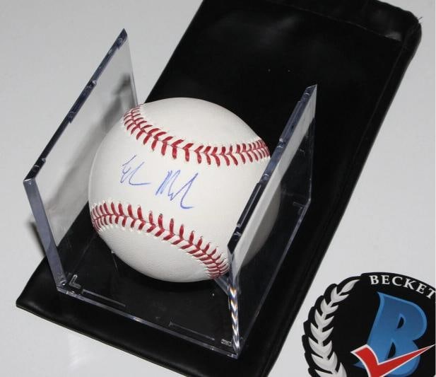 ELON MUSK TESLA SPACEX FOUNDER SIGNED OFFICIAL BASEBALL BECKETT COA FALCON HEAVY - 2