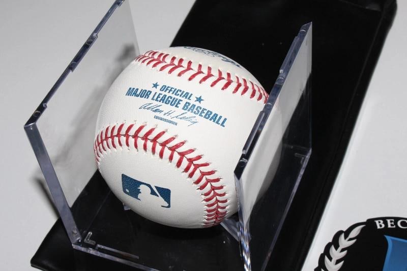 ELON MUSK TESLA SPACEX FOUNDER SIGNED OFFICIAL BASEBALL BECKETT COA FALCON HEAVY - 6