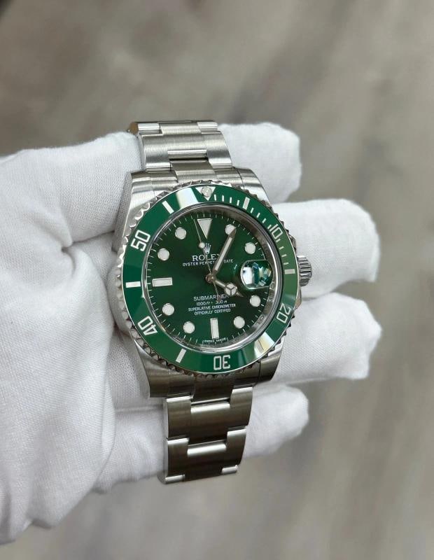 Rolex Submariner Hulk 116610LV Green Bezel Green Dial Stainless Steel Box Paper - 5