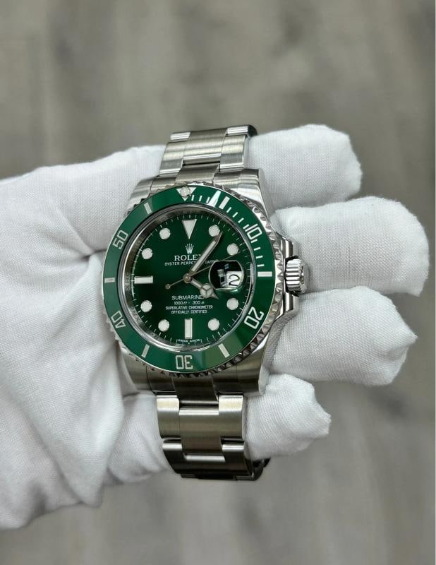 Rolex Submariner Hulk 116610LV Green Bezel Green Dial Stainless Steel Box Paper - 6