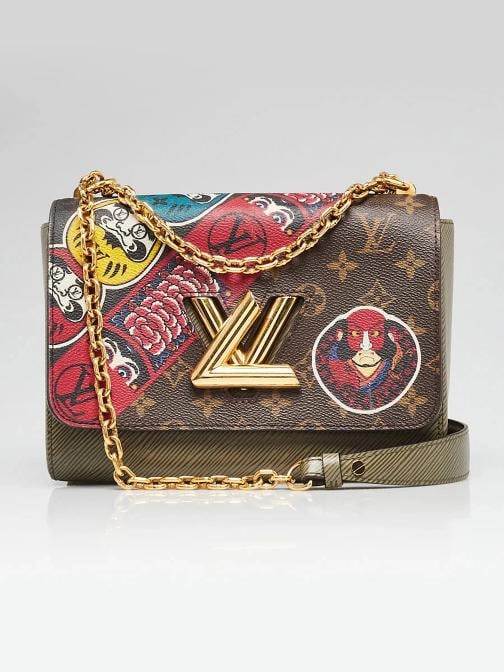 Louis Vuitton Limited Edition Monogram Canvas Kabuki Twist MM Bag: Condition: Pre-owned - Good,Brand: Louis Vuitton,Exterior Material: Coated Canvas,Leather,Style: Crossbody Bags,Everyday Bags,Exterior Color: Brown,Department: Women Description This stunning Kabuki
