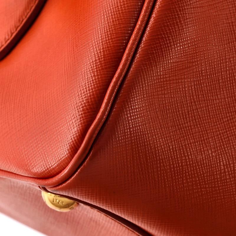 Prada Lux Convertible Boston Bag Saffiano Leather Medium - 6
