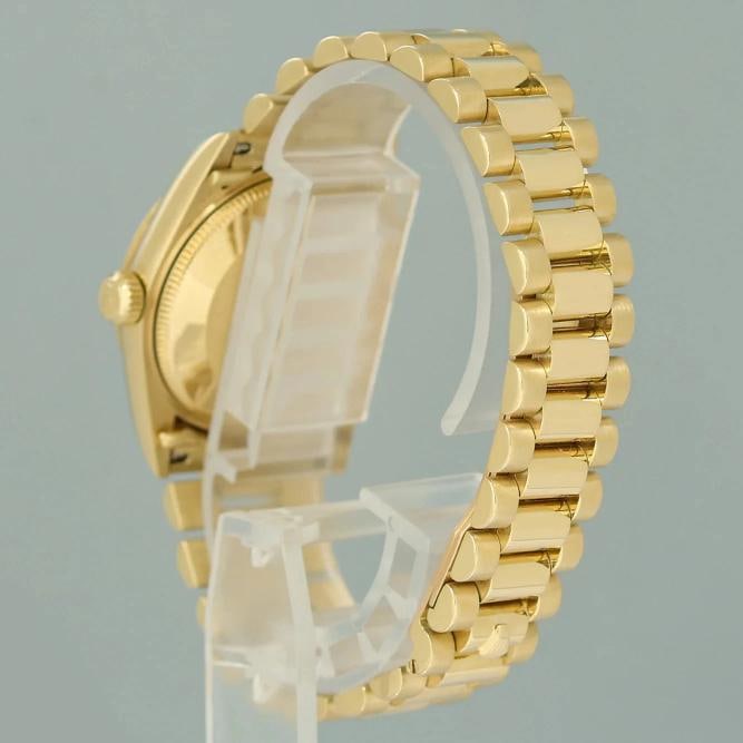 MINT Rolex 68278 Yellow Gold 31mm Midsize Mother of Pearl Diamond Lady President - 4