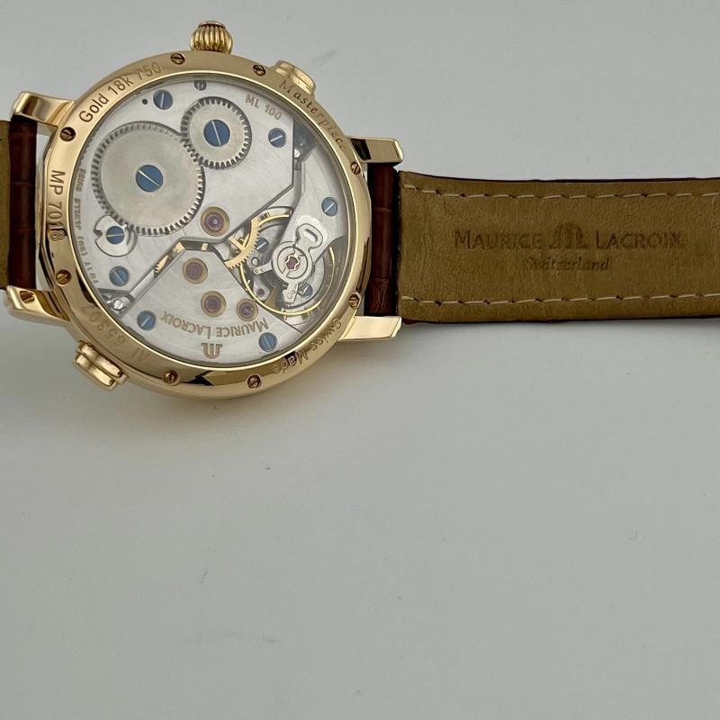 Maurice Lacroix Masterpiece Double Retrograde MP7018 18k Rose Gold 43mm - 11