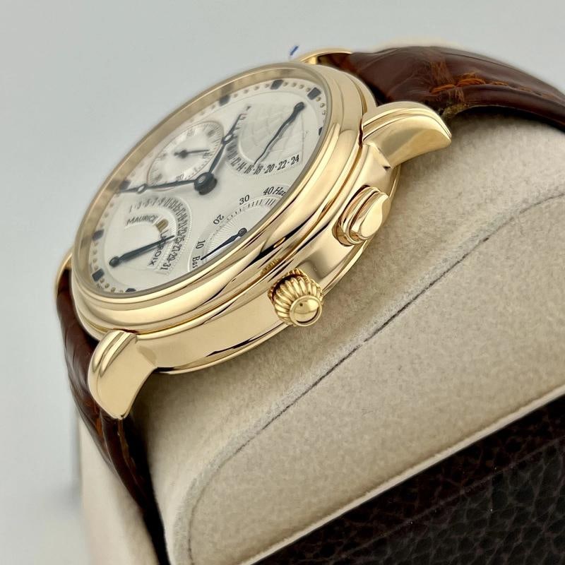 Maurice Lacroix Masterpiece Double Retrograde MP7018 18k Rose Gold 43mm - 4