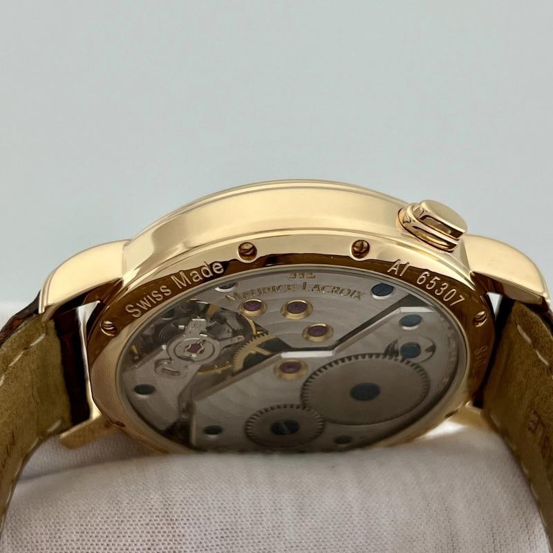 Maurice Lacroix Masterpiece Double Retrograde MP7018 18k Rose Gold 43mm - 5