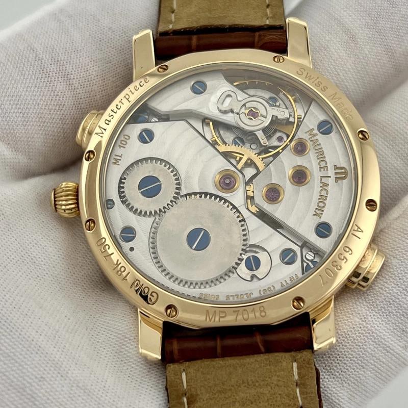 Maurice Lacroix Masterpiece Double Retrograde MP7018 18k Rose Gold 43mm - 6