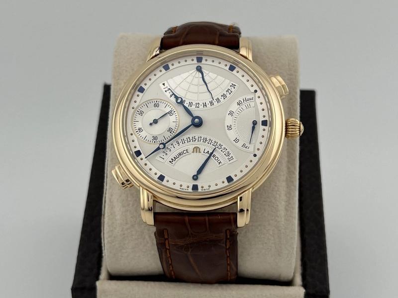 Maurice Lacroix Masterpiece Double Retrograde MP7018 18k Rose Gold 43mm - 7