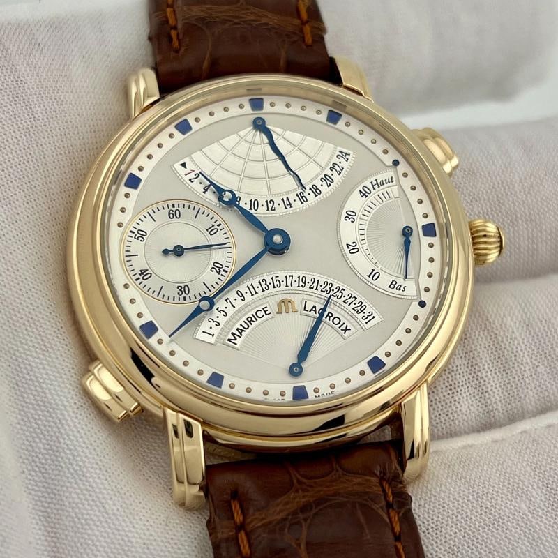 Maurice Lacroix Masterpiece Double Retrograde MP7018 18k Rose Gold 43mm - 8