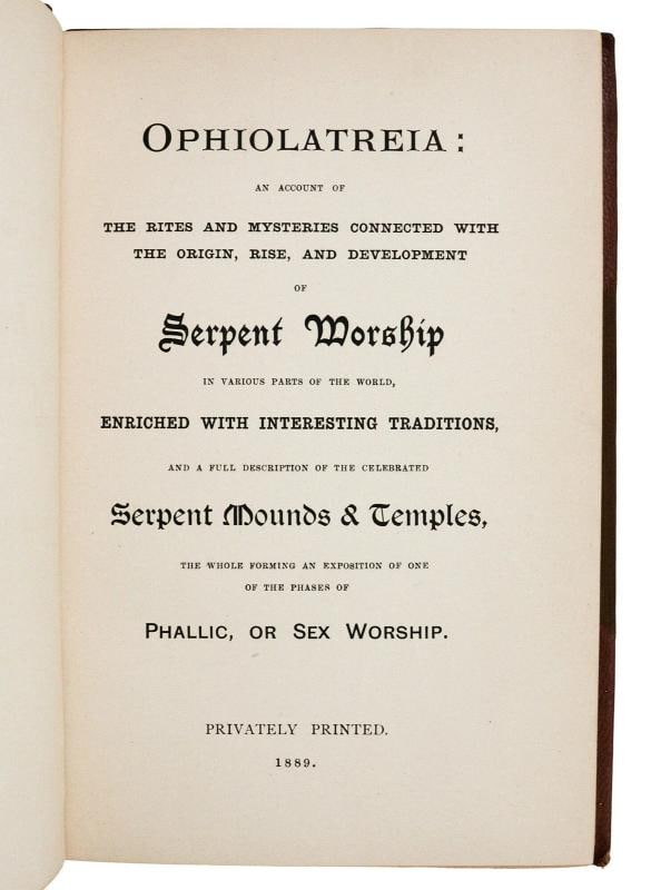 Phallicism Series ~ HARGRAVE JENNINGS ~ First Editions ~ 1889-1891 Rosicrucians - 9