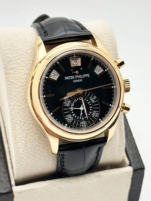 Patek Philippe Annual Calendar Chronograph 5960R-010 18K Rose Gold Box Paper - 5