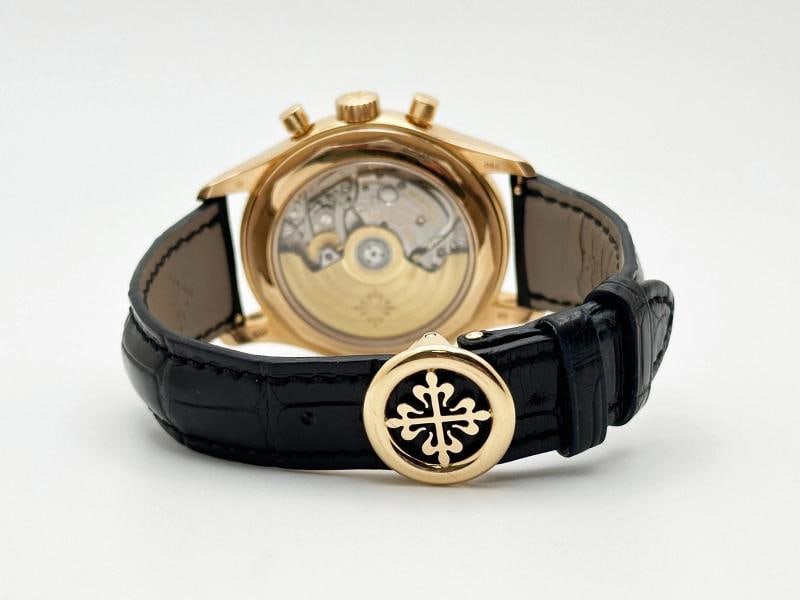 Patek Philippe Annual Calendar Chronograph 5960R-010 18K Rose Gold Box Paper - 7