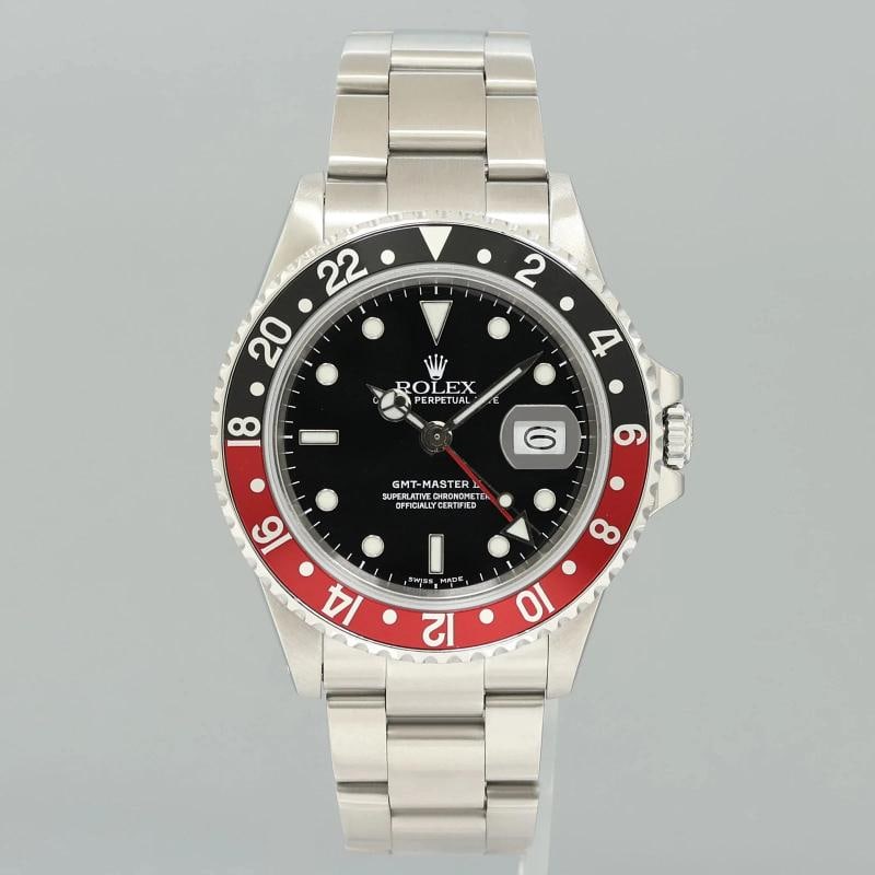 Mint 1988 Rolex GMT-Master II 2 Fat Lady Coke Red Steel 16760 40mm Watch Box - 2