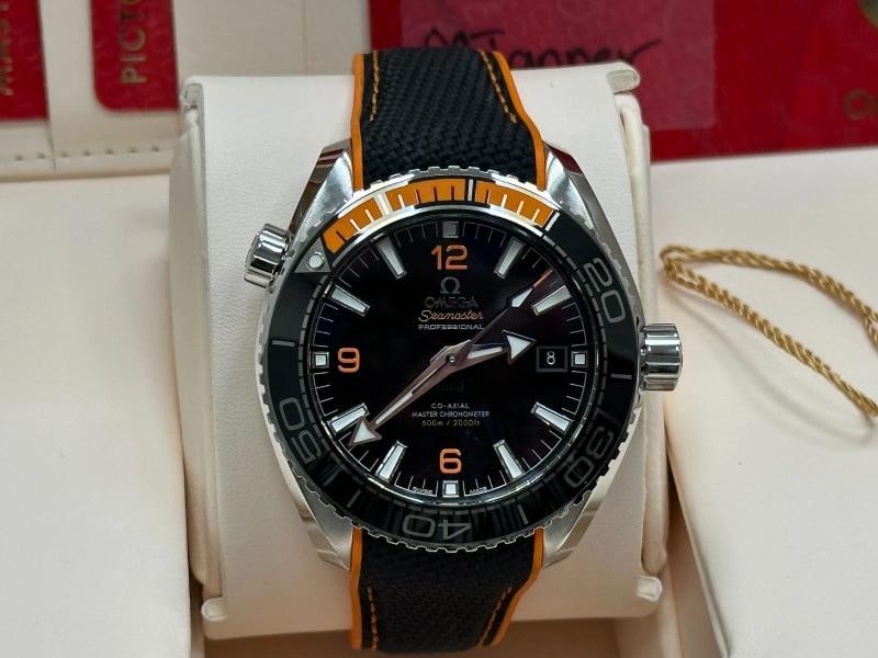 Omega Seamaster Planet Ocean 600m 215.32.44.21.01.001 Stainless Box Paper 2023 - 3
