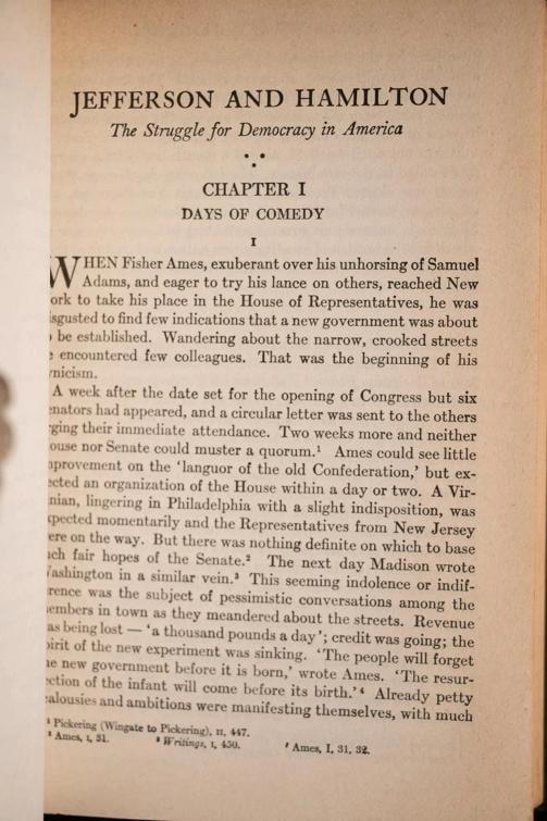 Claude G Bowers / Jefferson in Power Jefferson & Hamilton The Young Jefferson - 14