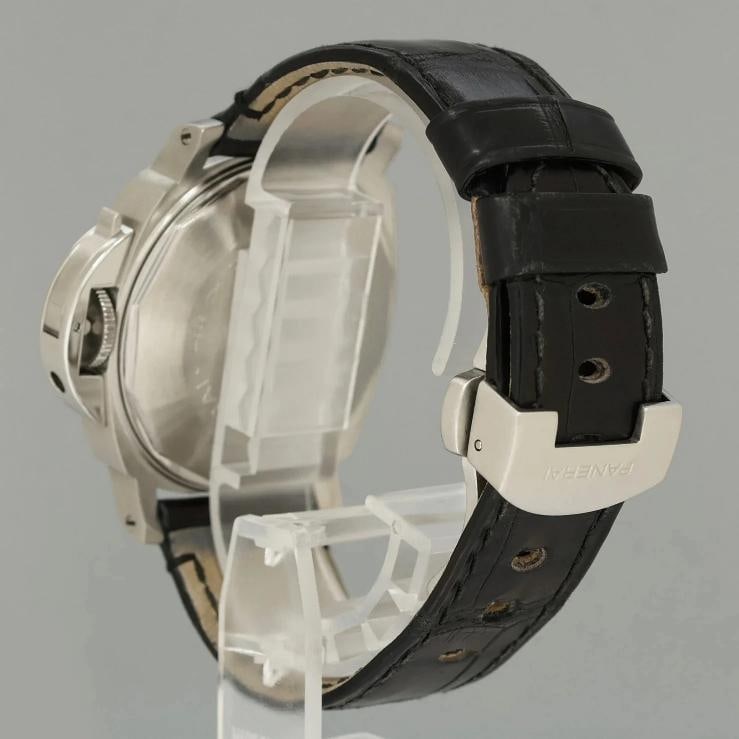 MINT Panerai Luminor Marina GMT PAM00048 Stainless Steel Black Dial 40mm Watch - 3