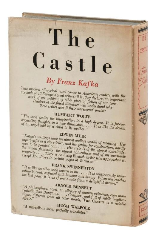 The Castle ~ by FRANZ KAFKA ~ First Edition US ~ 1st Printing 1930 - 2