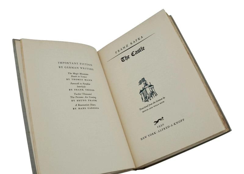 The Castle ~ by FRANZ KAFKA ~ First Edition US ~ 1st Printing 1930 - 7