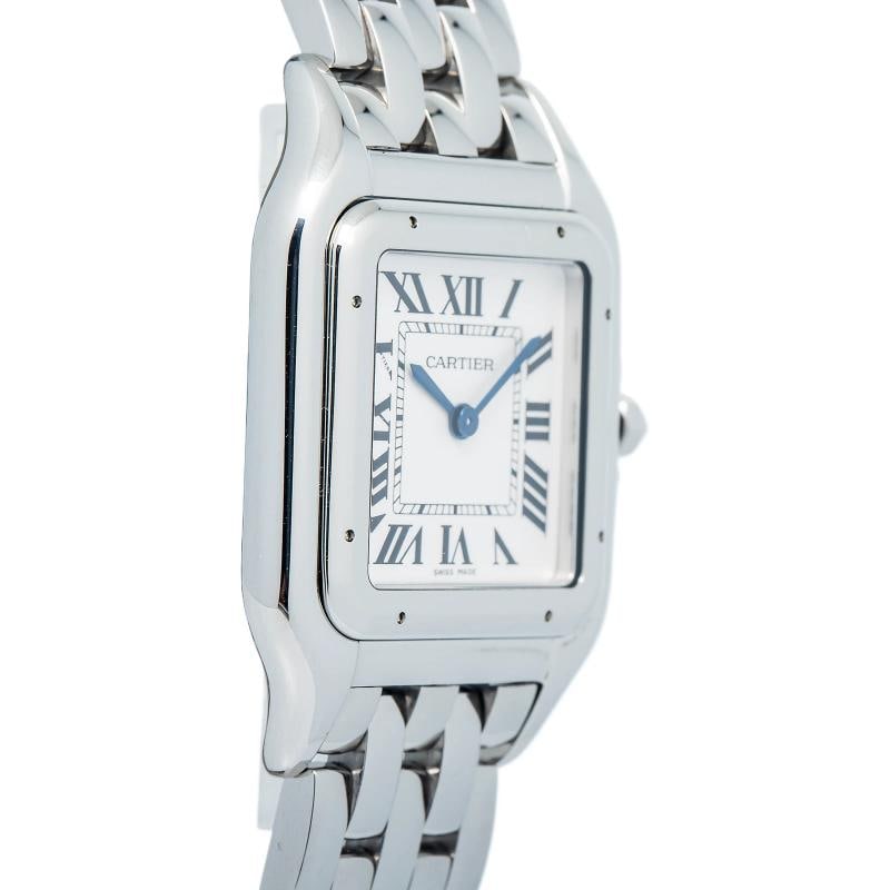 Cartier Panthere 4575 WSPW0016 Stainless Steel White Dial Quartz Men's 31mm - 4