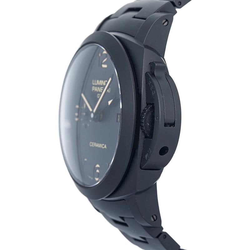 Panerai Luminor PAM00438 Matte Black Ceramic Black Dial Auto Men 's 44 mm Watch - 2