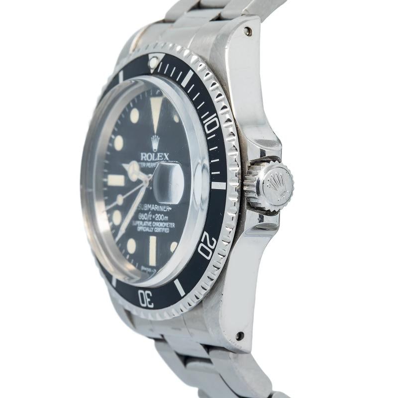 Rolex Submariner 1680 Vintage Stainless Service Case Patina Black Dial Auto 40mm - 3