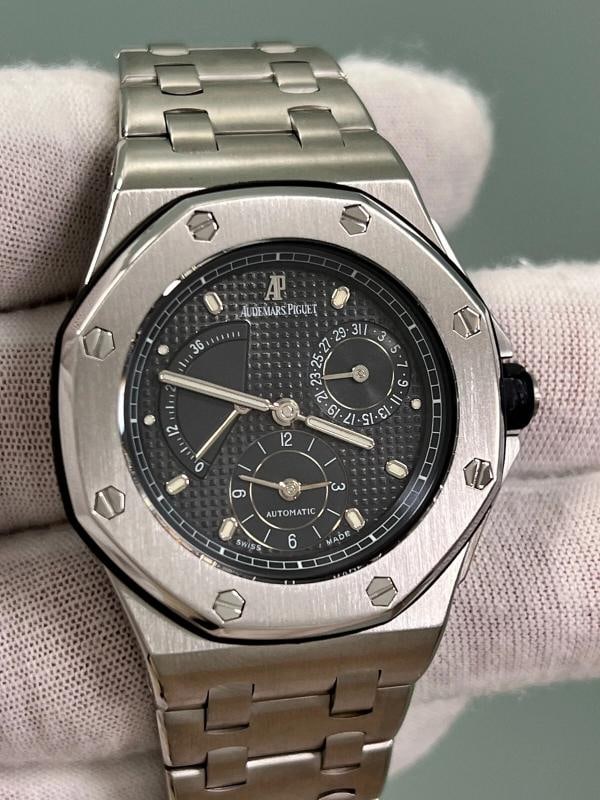 Audemars Piguet Royal Oak Offshore 25970ST Stainless Steel Hong Kong Edition: Style Number: 25970ST Year: Est. 1997 Model: Royal Oak Offshore - Hong Kong Edition Case Material: Stainless Steel Band: Stainless Steel Bezel: Stainless Steel Dial: Blue Face: Sapphire Crystal Case