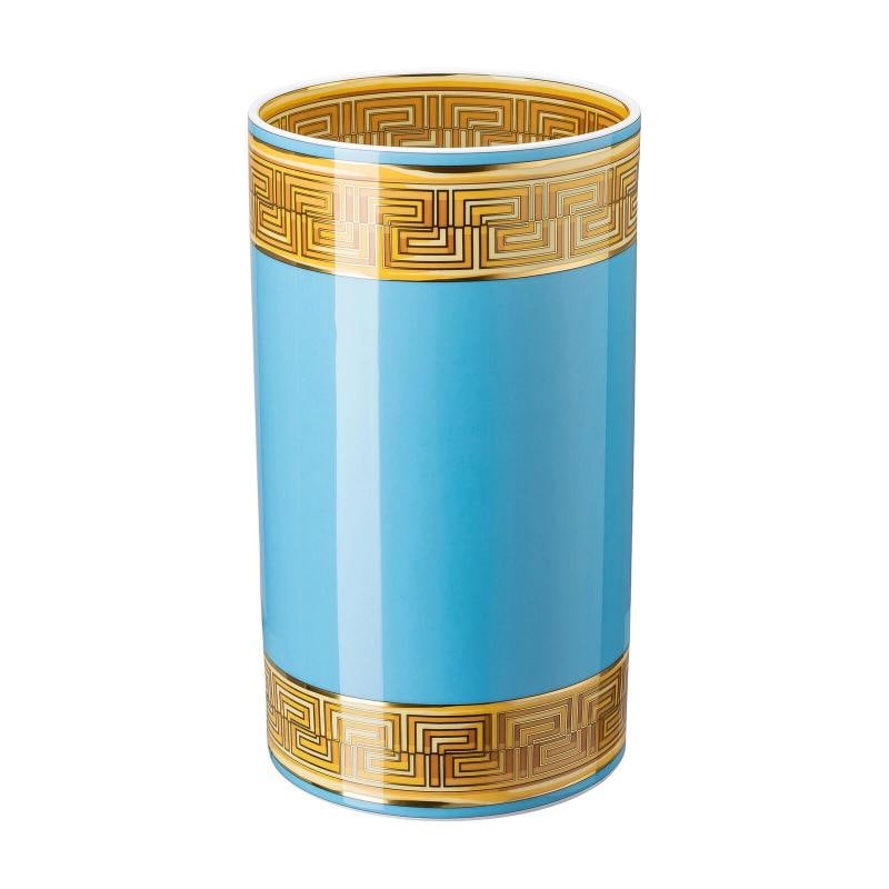 Versace Rosenthal Medusa Amplified Blue Coin Vase 30 cm(11.81")- - 2