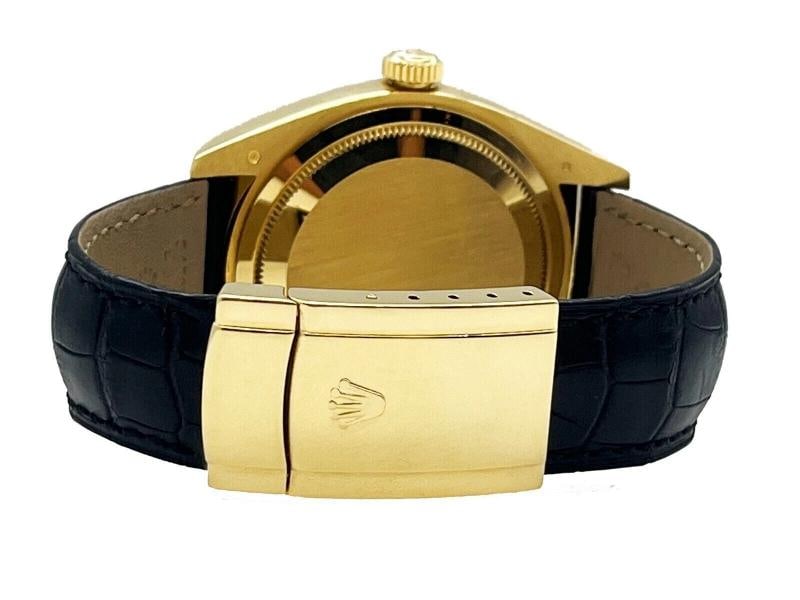 Rolex Sky Dweller 326138 Champagne Dial 18K Yellow Gold Leather Strap Box Paper - 12