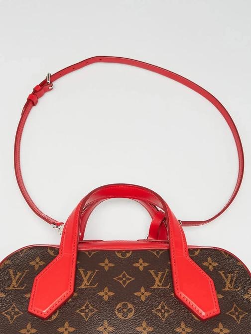 Louis Vuitton Coquelicot Monogram Canvas Dora PM Bag - 11
