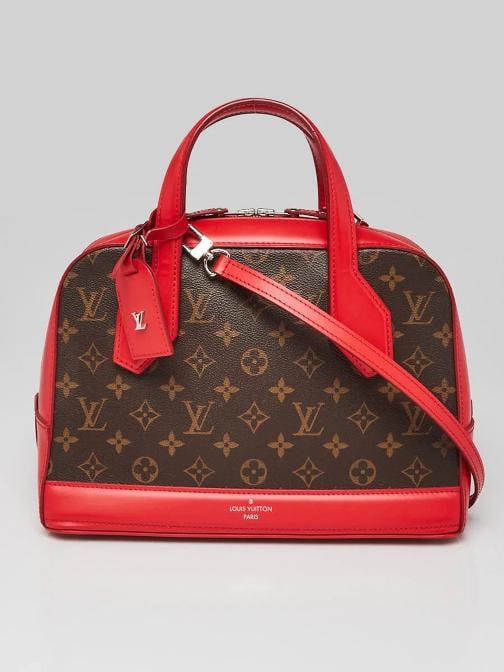 Louis Vuitton Coquelicot Monogram Canvas Dora PM Bag: Condition: Pre-owned - Good,Brand: Louis Vuitton,Exterior Material: Coated Canvas,Leather,Style: Everyday Bags,Exterior Color: Brown,Red,Department: Women,Country of Origin: France Description The
