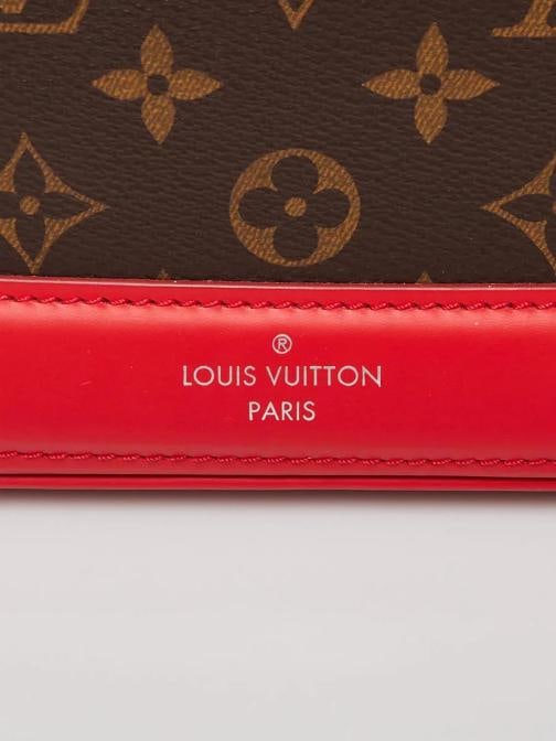 Louis Vuitton Coquelicot Monogram Canvas Dora PM Bag - 6