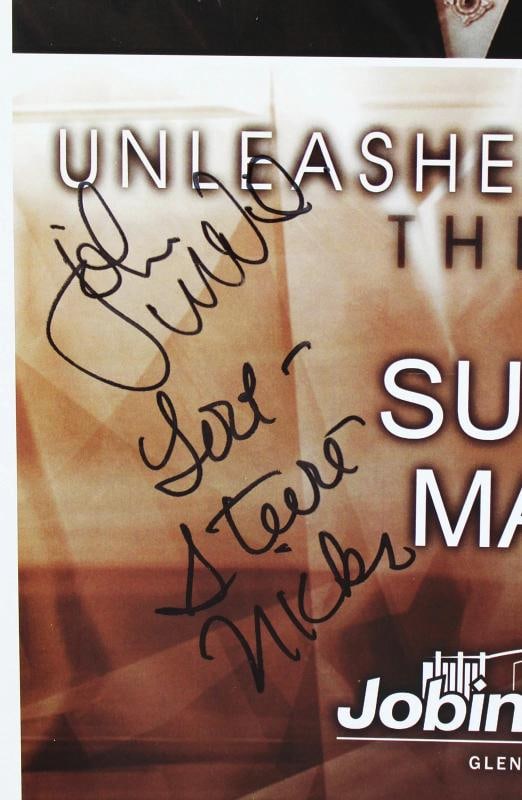 Fleetwood Mac (4) Nicks, Fleetwood, McVie +1 Signed 11x17 2009 Tour Poster JSA - 2