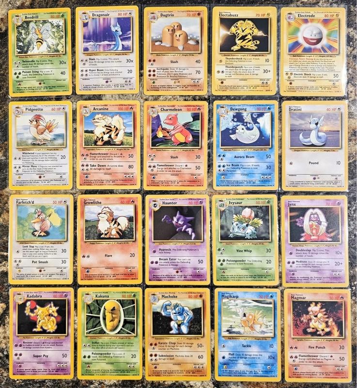 Pokemon 100% Complete Master Base Set 102/102 WOTC 1999 Unlimited - 3