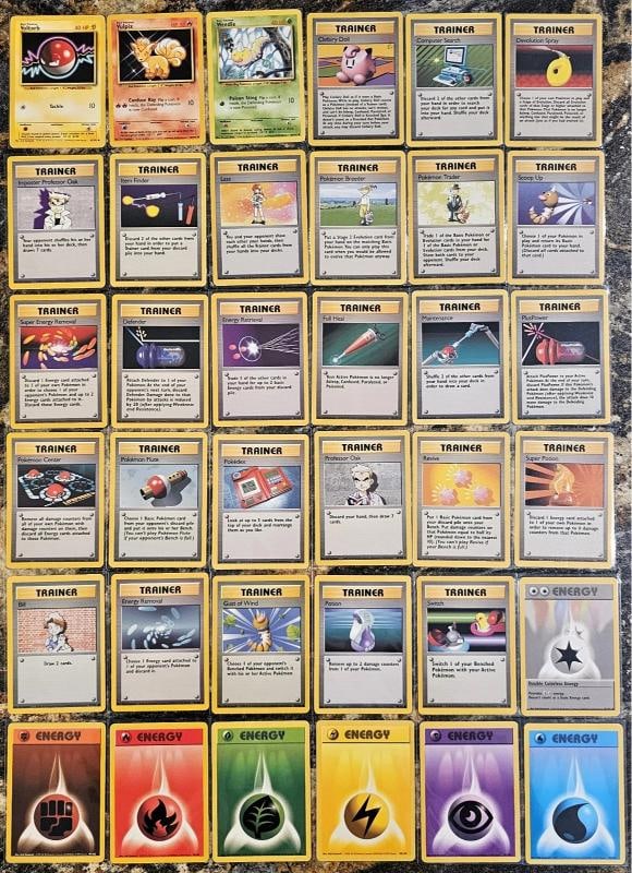 Pokemon 100% Complete Master Base Set 102/102 WOTC 1999 Unlimited - 7