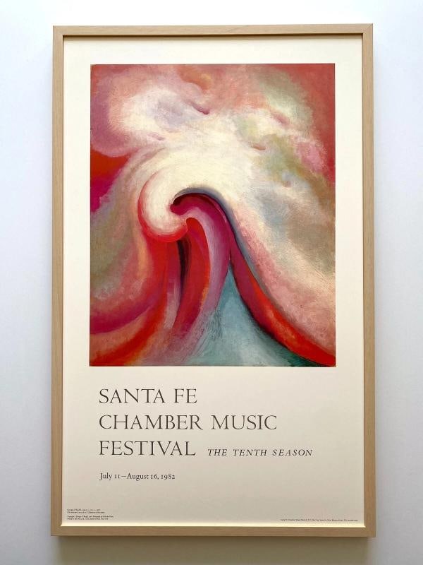 GEORGIA O'KEEFFE RARE 1982 LITHO PRINT FRAMED LRG POSTER " SERIES 1-NO.1 " 1918: Condition: Used,Country of Origin: United States,Artist: GEORGIA O'KEEFFE,Unit of Sale: Single-Piece Work,Size: Medium (up to 36in.),Signed: No,Color: Multi-Color,Date of Creation: 1970-1989,Product: