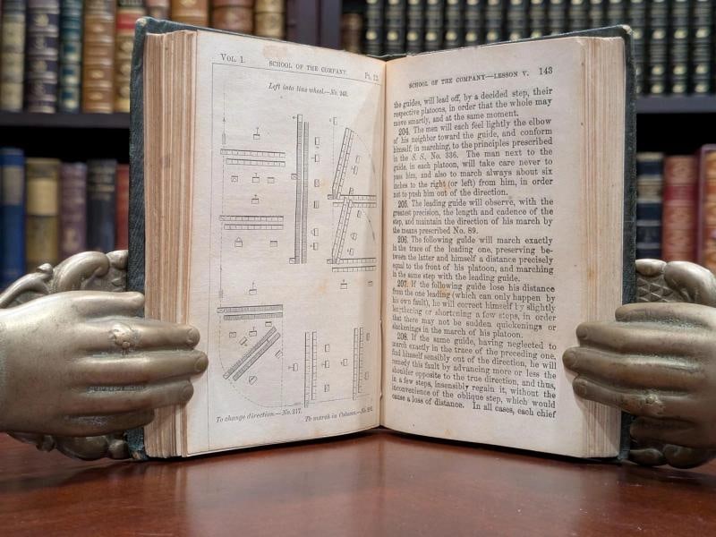 Brig.-Gen Silas Casey / Rare 1862 Infantry Tactics Civil War Soldier Manual - 10