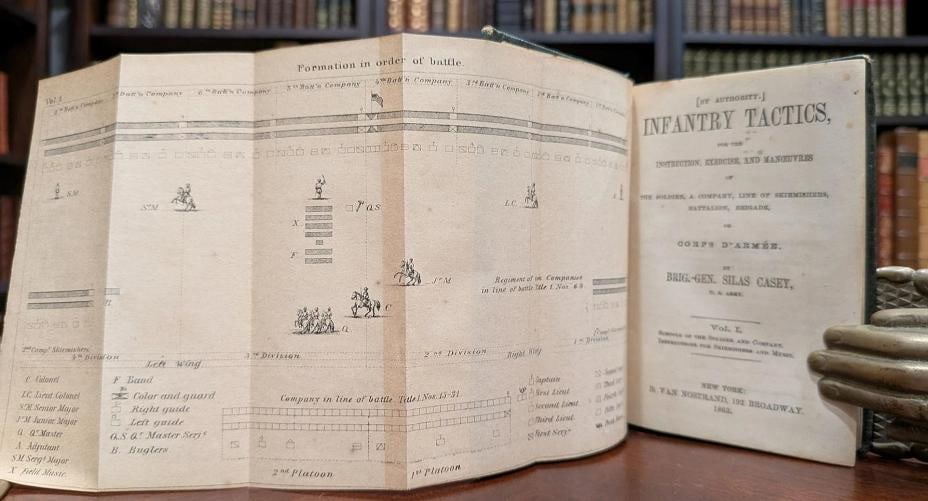 Brig.-Gen Silas Casey / Rare 1862 Infantry Tactics Civil War Soldier Manual - 6